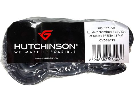 Dętka rowerowa mieszana czarna 700X37 do 50 Hutchinson - 2