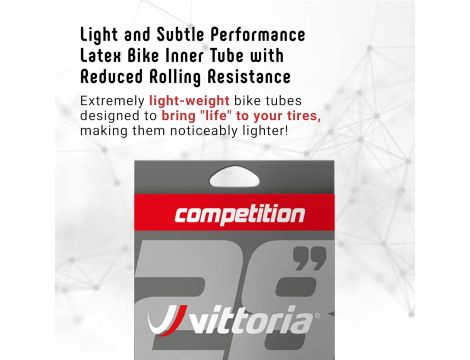 Dętka rowerowa Vittoria Competition Latex 28 - 3