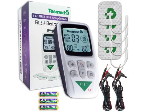 Elektrostymulator mięśni do EMS, TENS, masażu J399 TESMED Fit