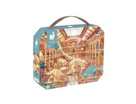 Janod - 6 Years+ -100-Piece Museum of Natural History Children's Puzzle - 2