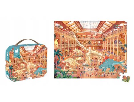 Janod - 6 Years+ -100-Piece Museum of Natural History Children's Puzzle - 4