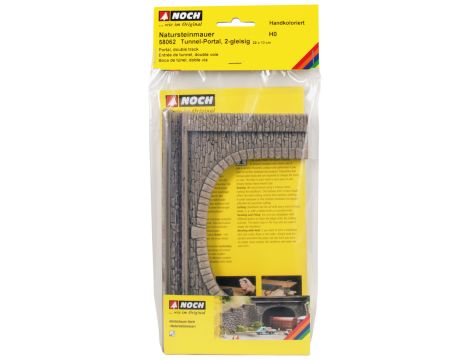 NOCH 58062 Portal tunelowy 2-tory 22 x 13 cm - 2