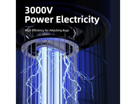 Elektryczna pułapka na owady – 4000 V Bug Zapper DH-MW18 - 4
