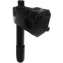 Uchwyt rowerowy regulowany 22,2mm BMX czarny - 3