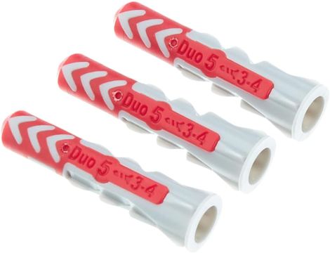 Fischer DUOPOWER 5 x 25 LD kołek rozporowy Okrągły Plastik 100 szt. - 3