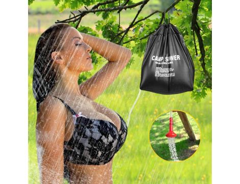 EUBSWA Prysznic solarny na kemping, 40 l, torba na prysznic kempingowy - 7