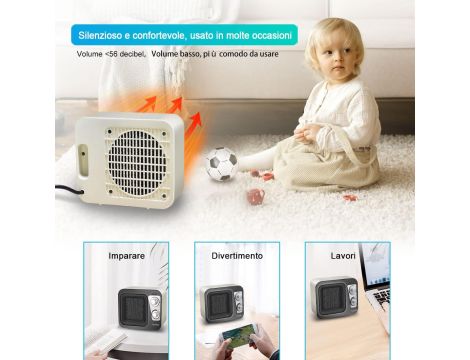 EXTRASTAR Pionowe ogrzewanie ceramiczne z regulacją zimna - 8