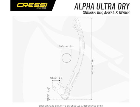 FAJKA CRESSI UNISEKS DLA DOROSŁYCH ALPHA ULTRA DRY - 3