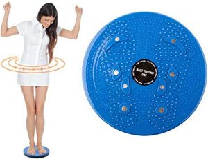 Tarcza fitness do ćwiczeń bioder, talii, fitnessu, ruchu, niebieska TRIXES - image 2