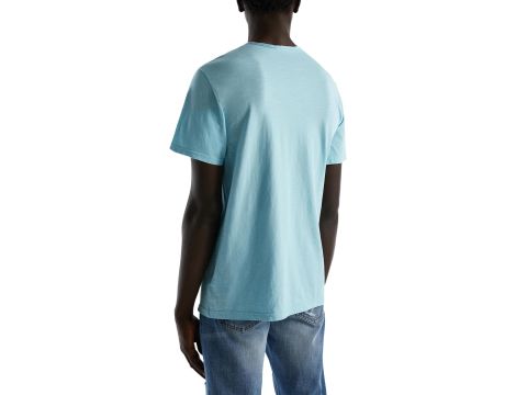 T-shirt Jasny turkus S - 3