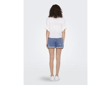 T-shirt damski, biały, XS, biały, XS - 5