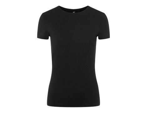 T-Shirt damski rozmiar XL Irene 17082526 Czarny Slim Fit Pieces
