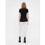 T-Shirt damski rozmiar XL Irene 17082526 Czarny Slim Fit Pieces - 5