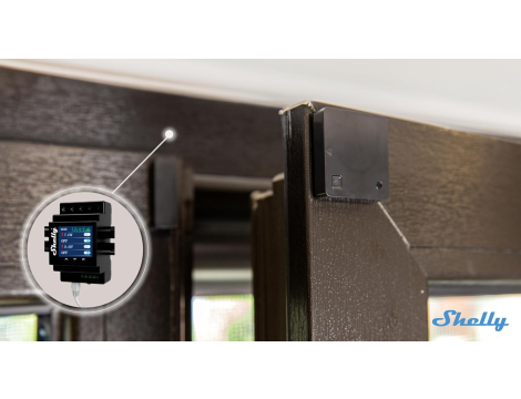 Shelly BLU Czujnik otwarcia drzwi okna Bluetooth Czarny - 3