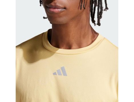 Koszulka męska rozmiar M żółta Adidas - 5