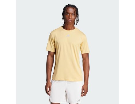 Koszulka męska rozmiar M żółta Adidas - 2