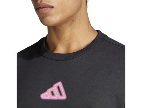 Koszulka Męska Aeroready Tennis Play Graphic Tee M Czarny adidas - 4