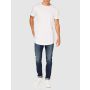 KOSZULKA T-SHIRT Z BAWEŁNY BAWEŁNIANA BIAŁA GŁADKA XXL - 4