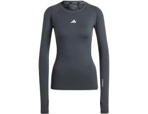 Koszulka z długim rękawem treningowy adidas M Czarny - image 2
