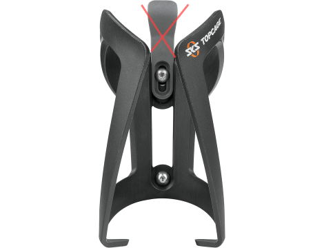 Koszyk na bidon SKS Topcage czarny