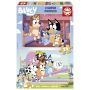 Educa Puzzle 2 x 25 el. Blue (drewniane) - 2