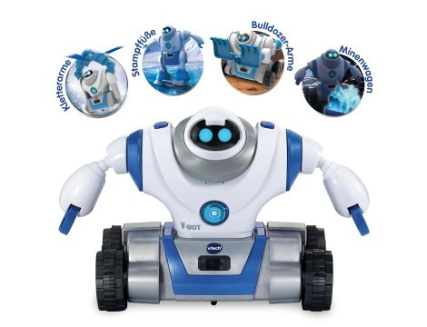 VTech V-Bot – robot 5 w 1 z silnikami i ekscytującymi misjami
