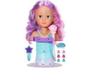 BABY born Sister Styling Mermaid Head Bath doll Wielobarwny - image 2