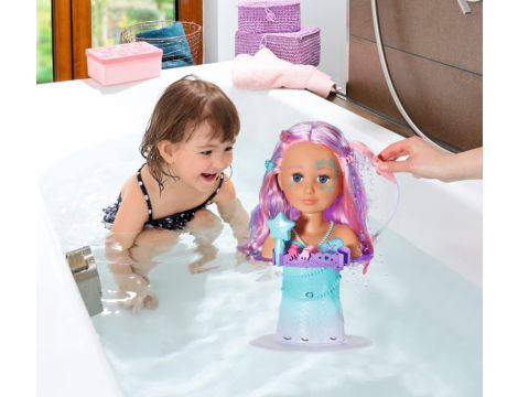 BABY born Sister Styling Mermaid Head Bath doll Wielobarwny - 7