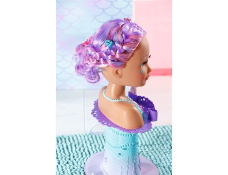 BABY born Sister Styling Mermaid Head Bath doll Wielobarwny - 5