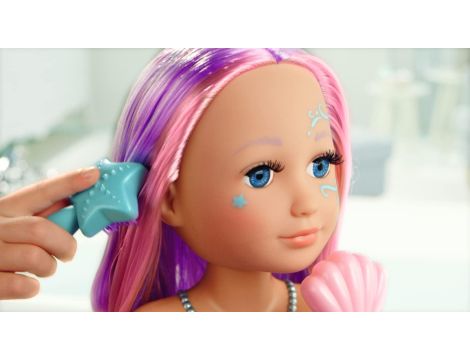 BABY born Sister Styling Mermaid Head Bath doll Wielobarwny - 3