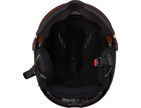 Kask narciarski Alpina Arber Visor Q-LITE 54-58 czarny mat - 6