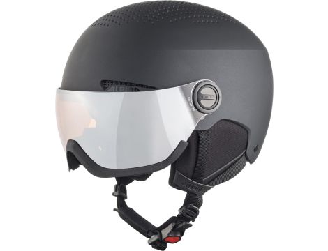 Kask narciarski Alpina Arber Visor Q-LITE 54-58 czarny mat