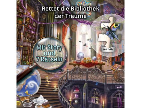 Puzzle 500 EXIT Das Puzzle, Die Bibliothek der Träume - 4