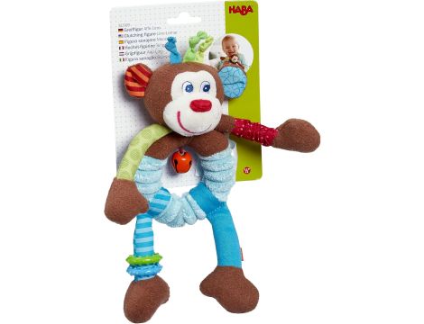 Maskotka z grzechotką Haba małpka Lino - 3