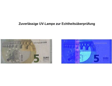 Lampa UV do testowania banknotów Olymia 586 - 3