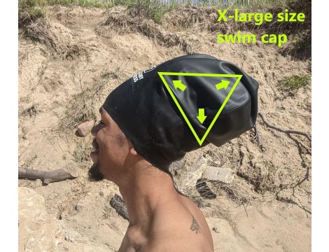 Sargoby Fitness Czepek pływacki warkocze do długich włosów - 6