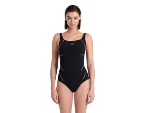 ARENA Całość Kobiety W Jewel One Piece R 46 Czarno-biały