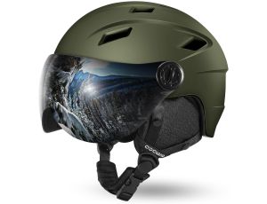 Odoland Kask narciarski dla dorosłych z wizjerem rozmiar S 54-56cm - image 2
