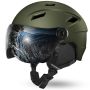 Odoland Kask narciarski dla dorosłych z wizjerem rozmiar S 54-56cm - 2