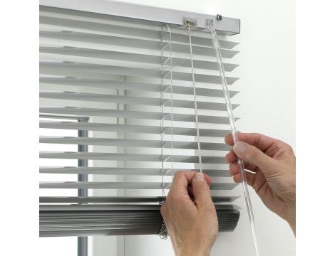 Poziome żaluzje 115 cm x 175 cm aluminium - 4