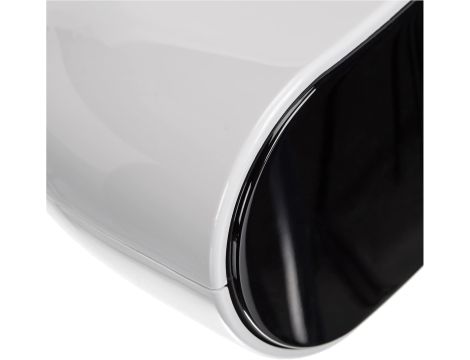 Zegar budzik Dostmann biały 17cm - 4