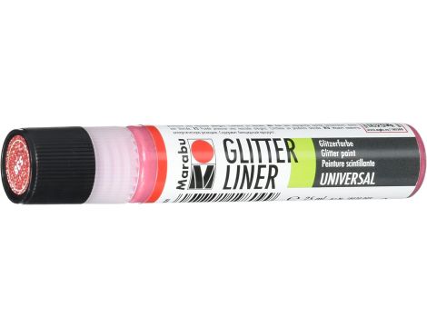 Farba Brokatowa błyszcząca Rubin 25ml Marabu Glitter-Liner - 2