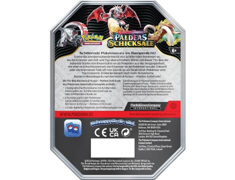 POKÉMON GRA KARCIANA KOLEKCJONERSKA TIN-BOX KARMESIN & PURPUR FRANCUSKI - 4