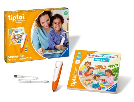 Zestaw startowy Ravensburger tiptoi 00112 pióro i książka z obrazkami