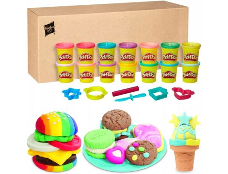 Hasbro Playdoh Sparkle And Bright Colour Pack B6380F03 - 8