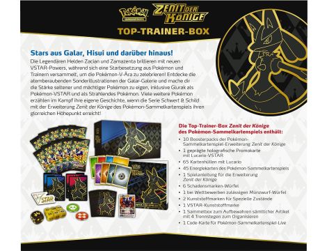 Pokemon Top-Trainer-Box Zenit der Könige - 5