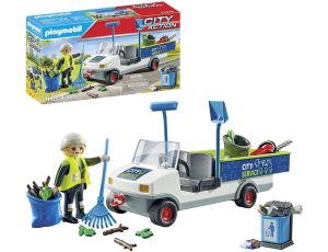 PLAYMOBIL SPRZĄTANIE MIASTA SAMOCHODEM ELEKTRYCZNYM - image 2