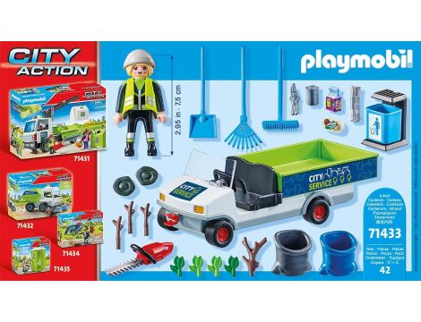 PLAYMOBIL SPRZĄTANIE MIASTA SAMOCHODEM ELEKTRYCZNYM - 7