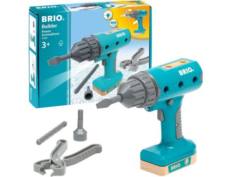 Zestaw BRIO BUILDER 34600 Wiertarka na baterie - 2