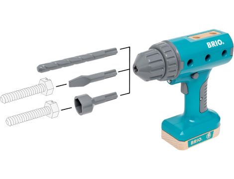 Zestaw BRIO BUILDER 34600 Wiertarka na baterie - 7